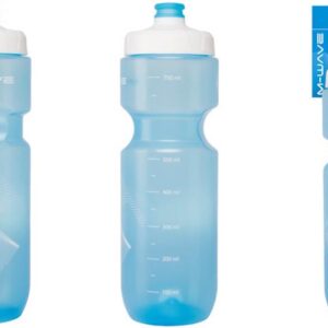 BIDON 0,75L M-WAVE PLASTIKOWY NIEBIESKI TRANSPARENTNY