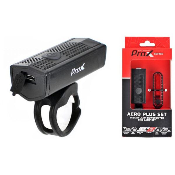 ZESTAW LAMP PROX AERO PLUS SET 400Lm USB, 1000 mAh - obrazek 4