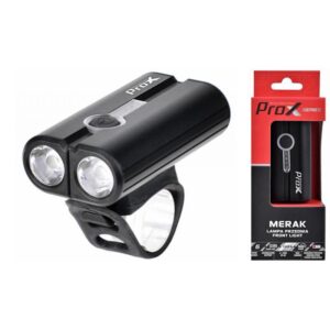 LAMPA PRZÓD PROX MERAK 500Lm, 2000mAh, USB-C